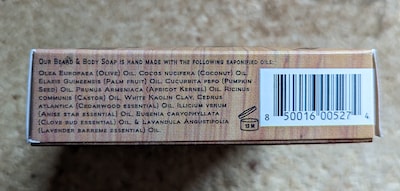 Foto 2 | Foto 2 | Jabón para Barba y Cuerpo Soap Honest Amish Original - Venta Internacional