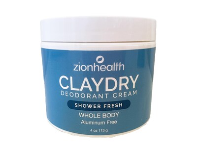 Foto 1 | Foto 1 | Crema Desodorante Zion Health Clay Dry Shower Fresh 120 Ml - Venta Internacional.