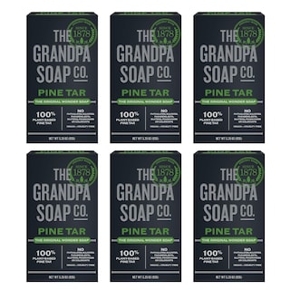 Foto 1 | Foto 1 | Jabón En Barra The Grandpa Soap Company Pine Tar 92 Ml Paquete De 6 - Venta Internacional.