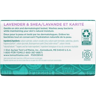 Foto 6 | Foto 6 | Jabón Tom's Of Maine Natural Beauty De Lavanda Y Karité  150 Ml X 6 - Venta Internacional.