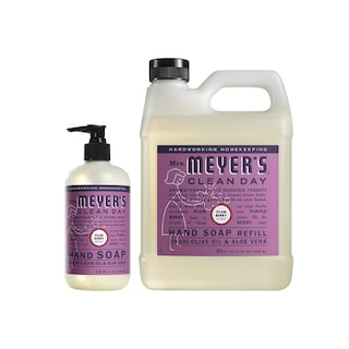 Foto 1 | Foto 1 | Jabón De Manos Mrs. Meyer's Liquid Plum Berry 975 Ml + 385 Ml 2 Unidades - Venta Internacional.