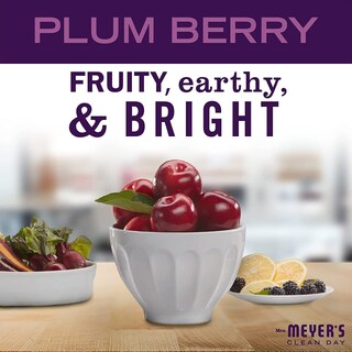 Foto 5 | Foto 6 | Jabón De Manos Mrs. Meyer's Liquid Plum Berry 975 Ml + 385 Ml 2 Unidades - Venta Internacional.