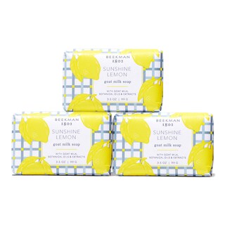 Foto 1 | Foto 1 | Set De Jabón Corporal En Barra Beekman 1802 Goat Milk Sunshine Lemon - Venta Internacional.