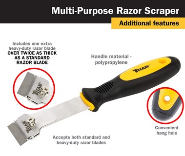 Foto 4 | Foto 4 | Rascador Razor Titan 12030, Resistente, Mango Largo - Venta Internacional.