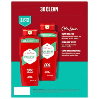 Foto 7 | Foto 7 | Gel De Baño Old Spice High Endurance Pure Sport 710 Ml (paquete De 2) - Venta Internacional.