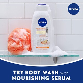 Foto 6 | Foto 6 | Gel de Baño Nivea Refrescante Melocotón Blanco y Jazmín 600 Ml - Venta Internacional