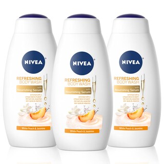 Foto 1 | Foto 1 | Gel De Baño Nivea White Peach And Jasmine 600 Ml (paquete De 3) - Venta Internacional.