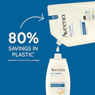 Foto 2 | Foto 2 | Gel De Baño Aveeno Skin Relief Sin Fragancia, 1,06 L (paquete De 2) - Venta Internacional.