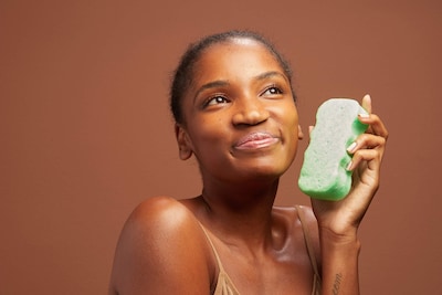 Foto 3 | Foto 3 | Esponja De Gel Corporal Spongeables Cool Cucumber, Más De 20 Lavados - Venta Internacional.