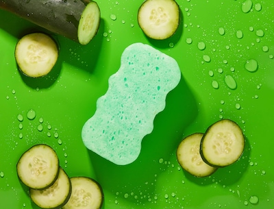 Foto 5 | Foto 5 | Esponja De Gel Corporal Spongeables Cool Cucumber, Más De 20 Lavados - Venta Internacional.