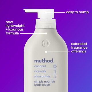Foto 3 | Foto 3 | Loción Corporal Method Simply Nourish Coconut Rice Milk 414 Ml - Venta Internacional.