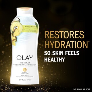 Foto 3 | Foto 3 | Gel De Baño Olay Fresh Outlast, Rejuvenecedor, Piña Y Coco, 650 Ml X 4 - Venta Internacional.