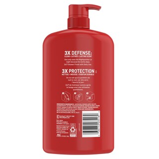 Foto 7 | Foto 7 | Gel De Baño Old Spice 3x Defense 24/7 Shower Fresh 990 Ml X4 - Venta Internacional.