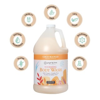 Foto 6 | Foto 6 | Gel De Baño Ginger Lily Farms, Nutritivo, Coco Y Mango, 3,8 Litros - Venta Internacional.