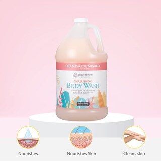 Foto 5 | Foto 5 | Gel De Baño Ginger Lily Farms Nourishing Champagne Mimosa 1l - Venta Internacional.
