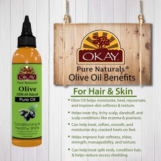 Foto 2 | Foto 2 | Olive Oil Okay 100% Puro Para Piel Y Cabello, 118 Ml - Venta Internacional.