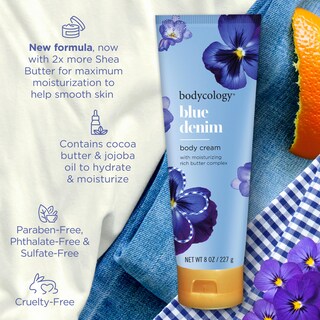 Foto 3 | Foto 3 | Crema Corporal Bodycology Manteca De Karité Azul Vaquero 240 Ml - Venta Internacional.