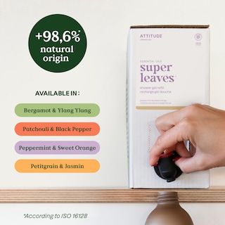 Foto 2 | Foto 2 | Recambio De Gel De Baño Attitude De Bergamota E Ylang Ylang, 2 Litros - Venta Internacional.