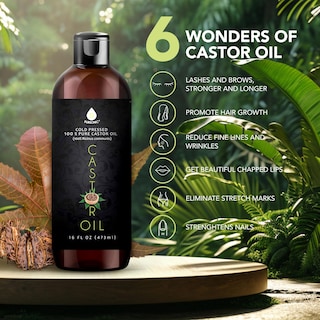 Foto 2 | Foto 2 | Aceite De Ricino Pursonic Prensado En Frío, 100% Puro, 473 Ml, Para Piel Y Cabello - Venta Internacional.
