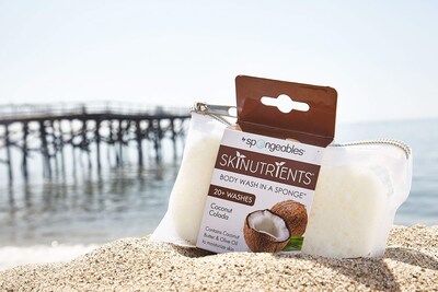 Foto 2 | Foto 2 | Esponja De Gel Corporal Spongeables Coconut Colada, 3 Unidades - Venta Internacional.