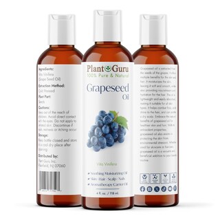 Foto 2 | Foto 2 | Aceite De Semilla De Uva Carrier Plant Guru, 120 Ml, Prensado En Frío, 100% Puro - Venta Internacional.