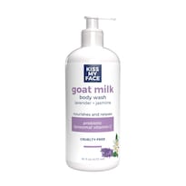 Gel De Baño Kiss My Face De Leche De Cabra Con Aceite De Argán 480 Ml - Venta Internacional.