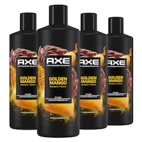 Gel De Baño Axe Fine Fragrance Collection Golden Mango, 18 Onzas, Paquete De 4 - Venta Internacional.