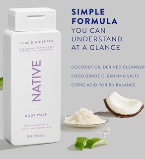 Foto 2 | Foto 2 | Gel de Baño Native de Lila y Té Blanco 532 Ml Paquete de 2 - Venta Internacional