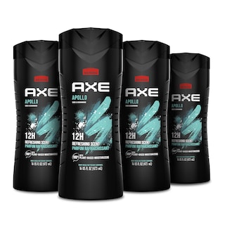 Foto 1 | Foto 1 | Gel de Baño Axe Apollo de Larga Duración 473 ml Paquete de 4 - Venta Internacional