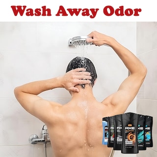 Foto 5 | Foto 5 | Set de Gel de Baño Axe Men 3 en 1 para Cuerpo Rostro y Cabello 250 ml 6 Piezas - Venta Internacional