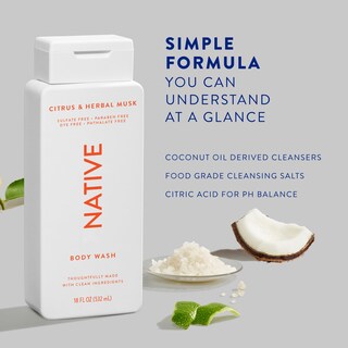 Foto 3 | Foto 3 | Gel de Baño Native Citrus & Herbal Musk 532 Ml Paquete de 2 - Venta Internacional