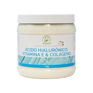 Foto 1 | Foto 1 | Crema De Vitamina E, Colágeno & Acido Hialurónico Con Filtro Solar 1 Kilo