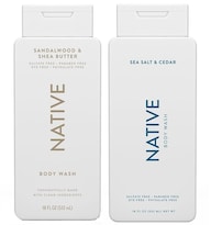 Gel De Baño Nativo De Sándalo Y Manteca De Karité, Sal Marina Y Cedro - Venta Internacional.