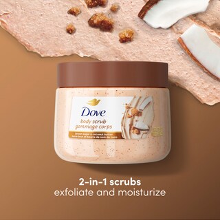 Foto 2 | Foto 2 | Exfoliante Corporal Dove Brown Sugar & Coco Hidratante 443 Ml - Venta Internacional.