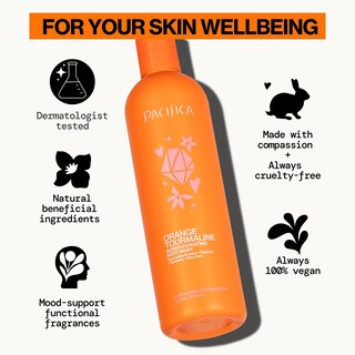 Foto 6 | Foto 6 | Gel De Baño Pacifica, Naranja Y Turmalina, Superhidratante, 250 Ml - Venta Internacional.