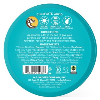 Foto 2 | Foto 2 | Bálsamo After Sun Badger Coconut 100% Orgánico 60 ml 2 Piezas - Venta Internacional