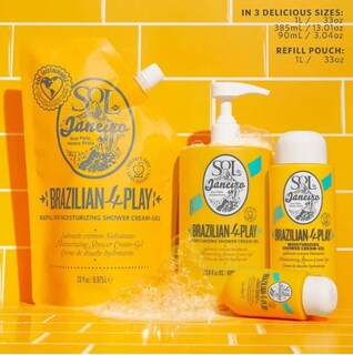 Foto 7 | Foto 7 | Crema De Ducha Hidratante, Gel Y Gel De Baño Sol De Janeiro, 385 Ml - Venta Internacional.