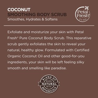 Foto 3 | Foto 3 | Exfoliante Corporal Petal Fresh Coconut, Pudín Corporal Suavizante, 480 Ml - Venta Internacional.