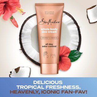 Foto 5 | Foto 5 | Crema Desodorante Sheamoisture Para Todo El Cuerpo, Coco E Hibisco, 75 Ml - Venta Internacional.