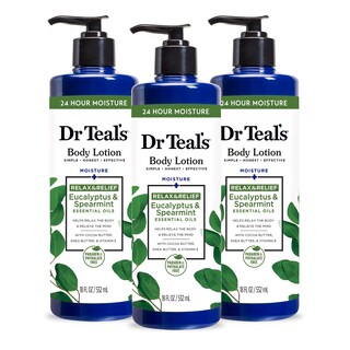 Foto 1 | Foto 1 | Loción Corporal Dr. Teal's Con Aceites Esenciales De Eucalipto Y Menta Verde, 540 Ml - Venta Internacional.