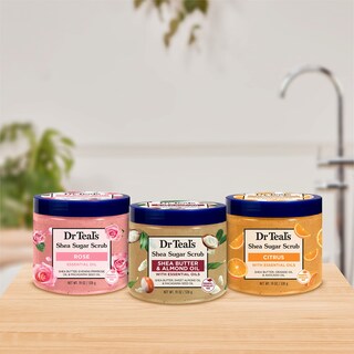 Foto 7 | Foto 7 | Sugar Scrub Dr. Teal's Shea Rose, Manteca De Karité, Cítricos 570 Ml X 3 - Venta Internacional.