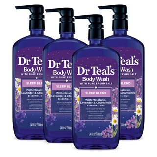 Foto 1 | Foto 1 | Gel De Baño Dr. Teal's Sleep Blend Con Melatonina, Lavanda, 720 Ml X 4 - Venta Internacional.
