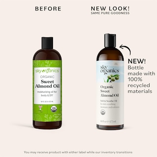 Foto 2 | Foto 2 | Hidratante Para Piel Oil Sky Organics Organic Sweet Almond 473ml - Venta Internacional.