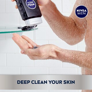 Foto 2 | Foto 2 | Gel De Baño Nivea Men Deep Active Clean Charcoal, 500 Ml, Paquete De 3 - Venta Internacional.