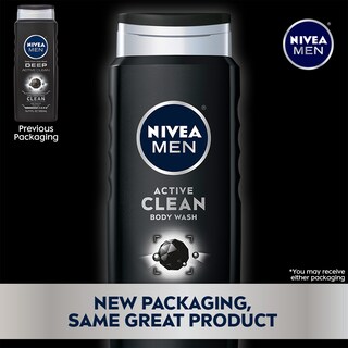 Foto 5 | Foto 5 | Gel De Baño Nivea Men Deep Active Clean Charcoal, 500 Ml, Paquete De 3 - Venta Internacional.
