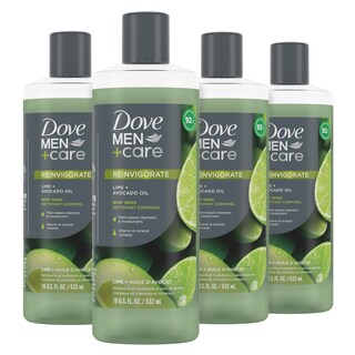 Foto 1 | Foto 1 | Gel De Baño Dove Men + Care, Lima Y Aceite De Aguacate, 532 Ml, Paquete De 4 - Venta Internacional.