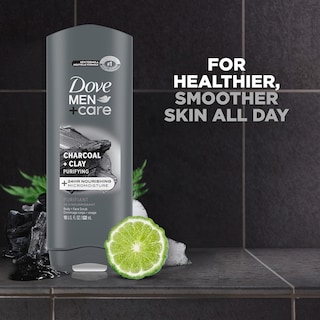 Foto 3 | Foto 3 | Gel De Baño Dove Men + Care Elements Charcoal + Clay 530 Ml - Venta Internacional.