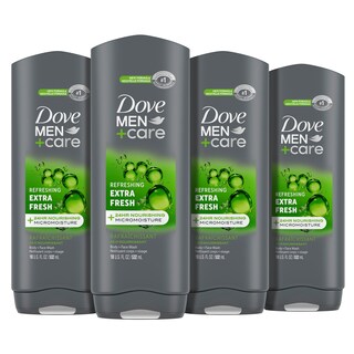 Foto 1 | Foto 1 | Gel De Baño Dove Men+care Extra Fresh, 530 Ml, 4 Unidades, Para Hombres - Venta Internacional.
