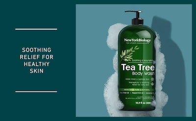 Foto 6 | Foto 6 | Body Wash New York Biology Tea Tree, 500 Ml, Para Hombres Y Mujeres, Paquete De 2 - Venta Internacional.