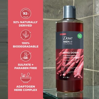 Foto 6 | Foto 6 | Gel De Baño Dove Men + Care Wind Down Para Rostro Y Cuerpo, 532 Ml, Paquete De 4 - Venta Internacional.